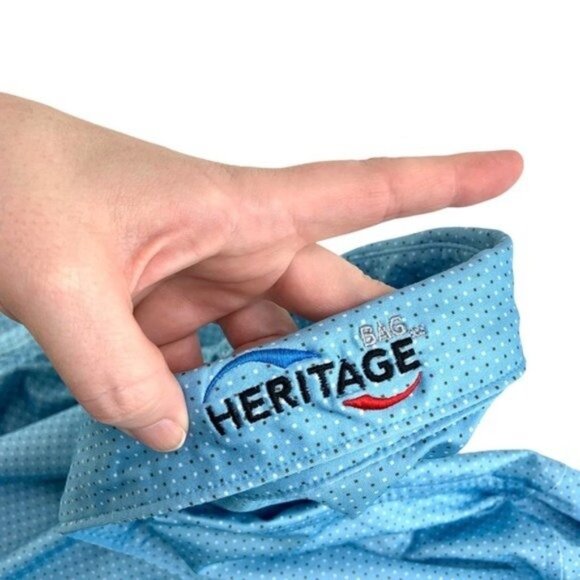 Peter Millar Summer Comfort Blue Short Sleeve Polo - Picture 4 of 5